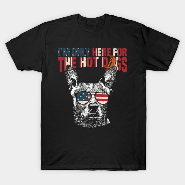 Australian Cattle Dog Shirt Funny 4th of July T-Shirt by Madfido